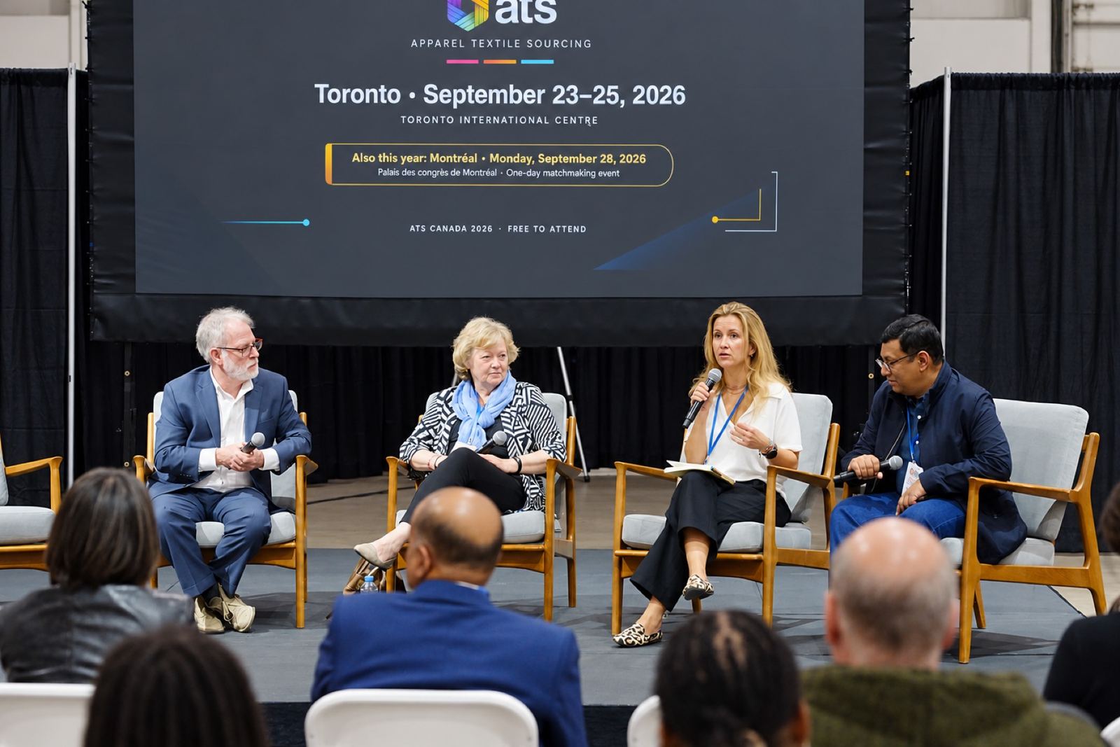 Expert panel on the ATS Canada seminar stage